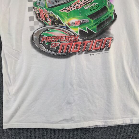 Chase Authentics Men's Bobby Labonte T-Shirt White 2XL Joe Gibbs Racing #18 - Picture 10 of 15